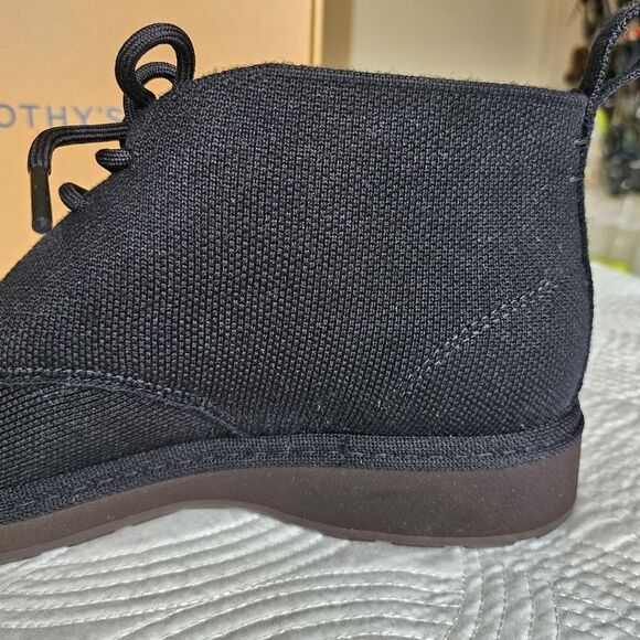 NIB Rothy\'s Chukka Boot Black Shoes 8.5 main image 4